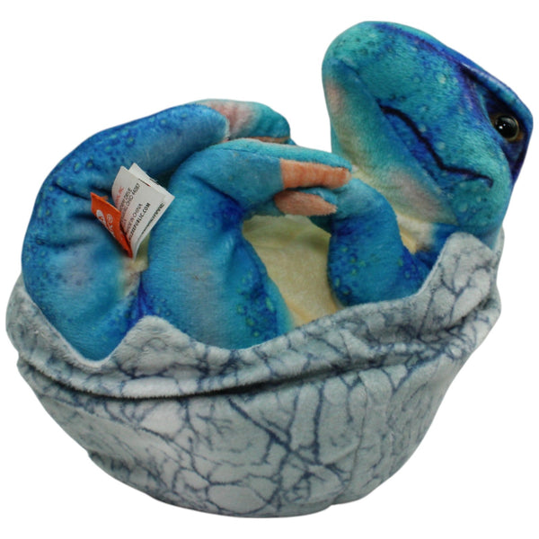 Blaues T-Rex Baby im Dinosaurier-Ei