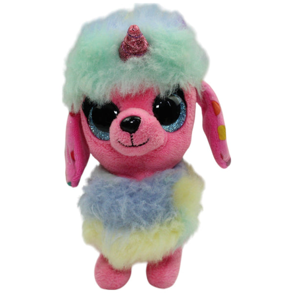Süßer bunter Pudel Noodle mit Glitzer-Horn