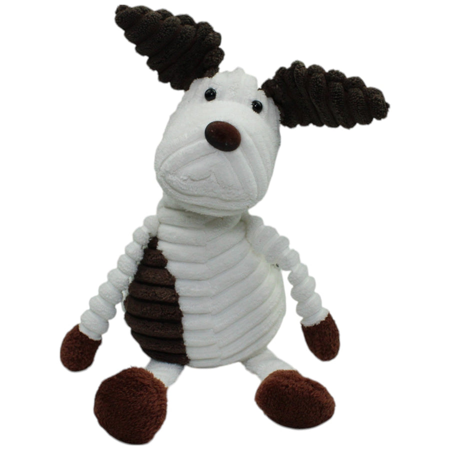 Schlenker Cord-Hund, weiß-braun