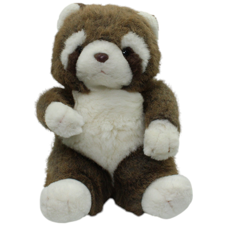 Brauner Waschbär, sitzend
