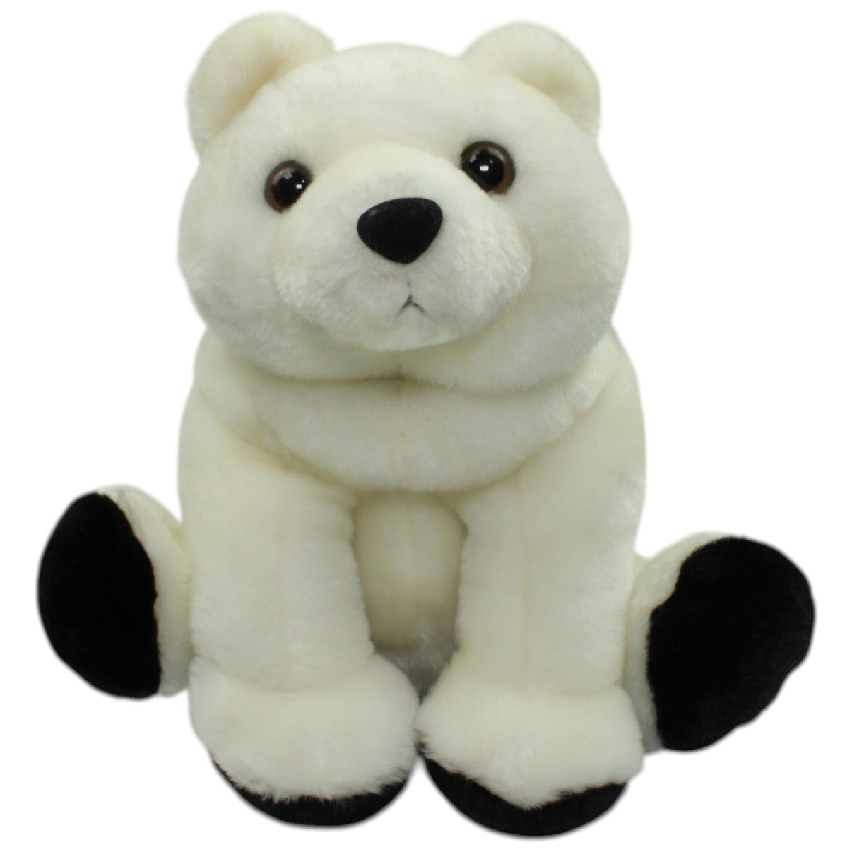 123000016820 Unbekannt Eisbär mit schwarzen Pfoten Kuscheltier Kumpel Leo 20cm Gebraucht Kuscheltier