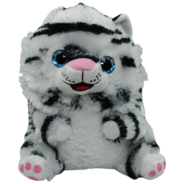 Runder weißer Tiger