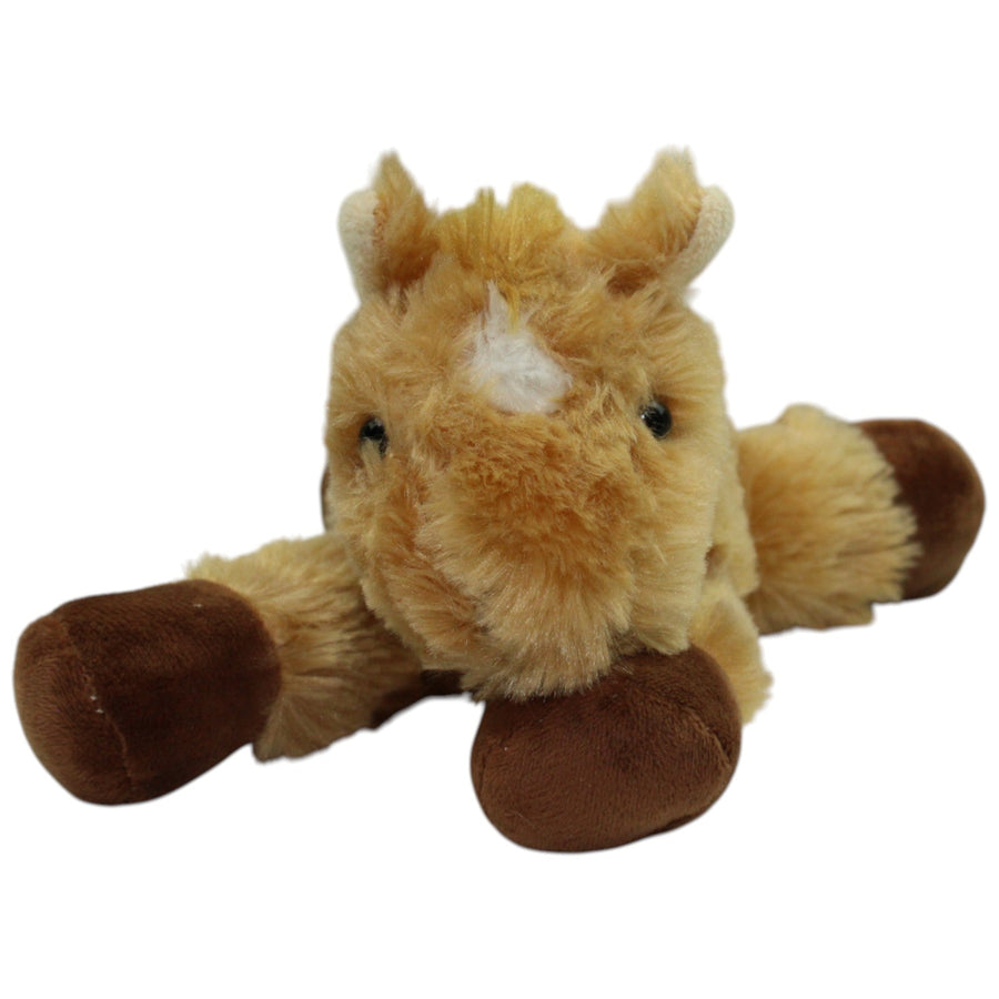 Süßes braunes Pferd, liegend