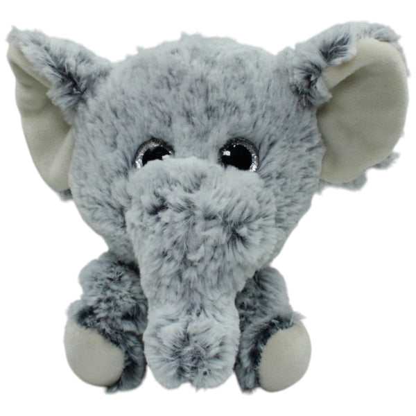 Elefant mit Glitzeraugen, sitzend