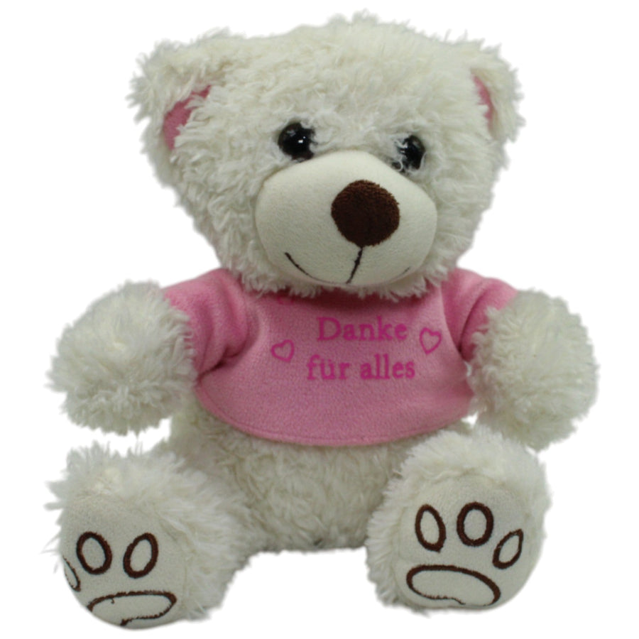 Teddy mit rosa Shirt "Danke für alles"