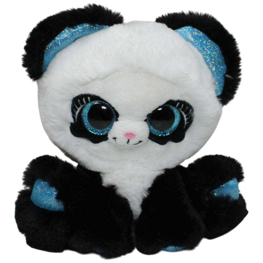 Süßer Panda mit blauem Glitzer