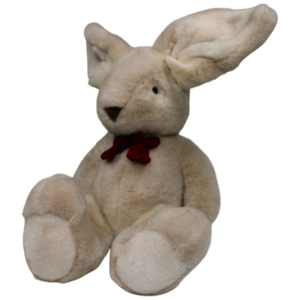 Süßer Hase mit großen Ohren & Schleife, sitzend
