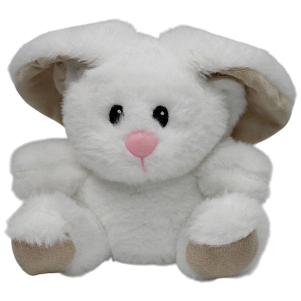 Süßer weißer Hase mit langen Ohren