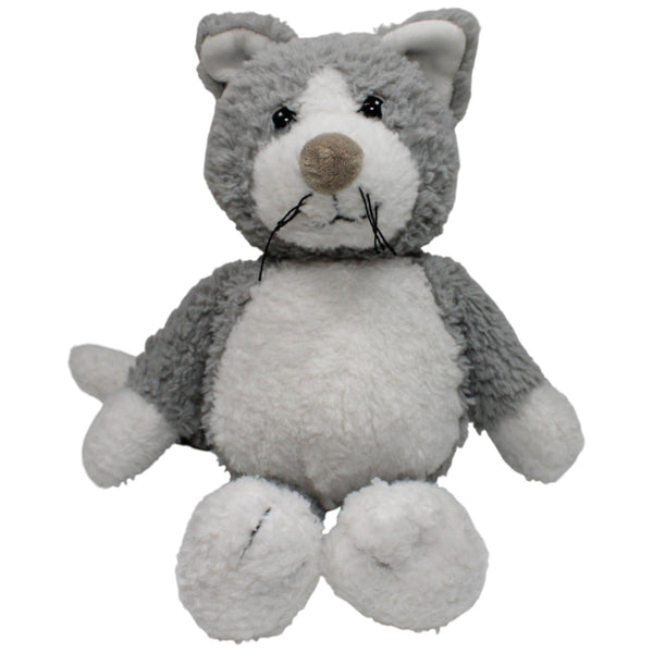 Große graue Katze