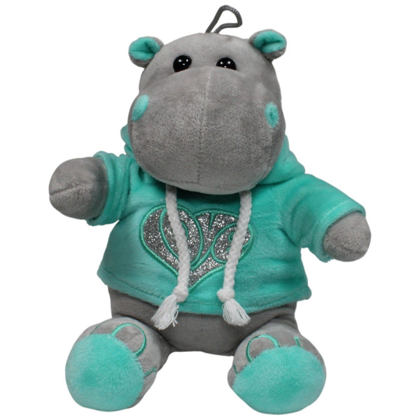 Nilpferd mit "Love" Pulli