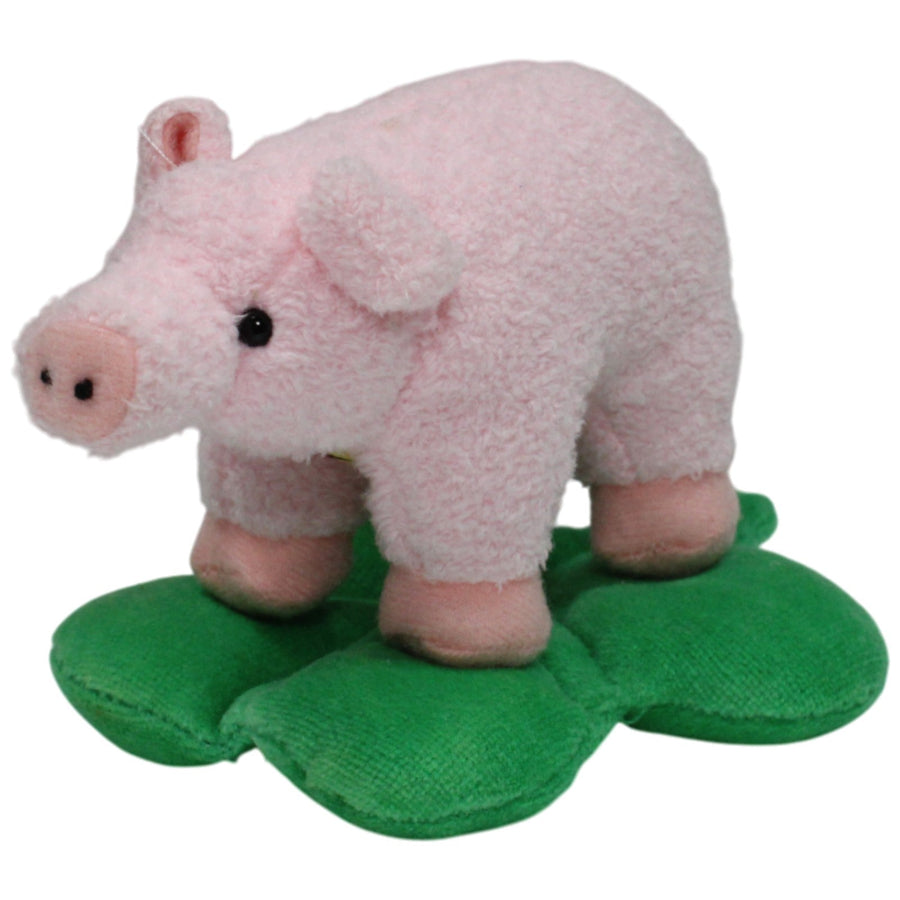 Glücks-Schwein auf Kleeblatt