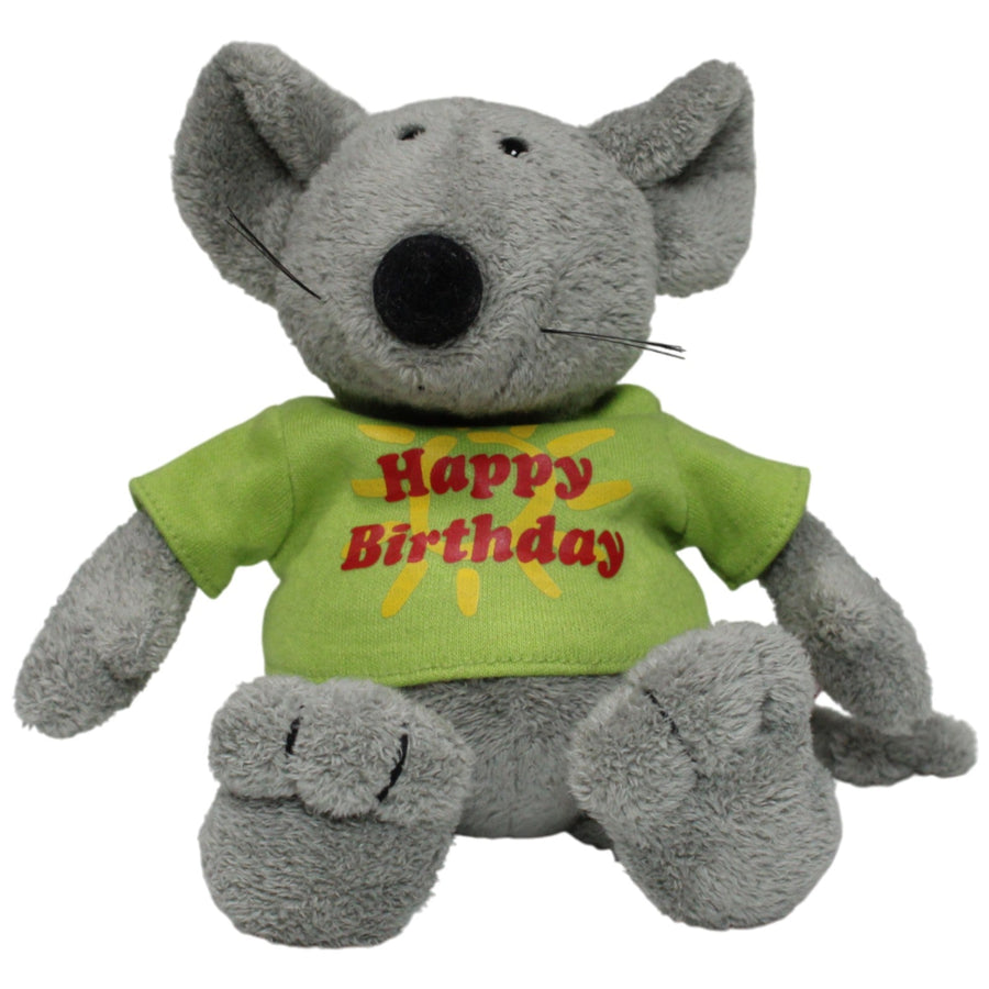 Maus mit Shirt "Happy Birthday"