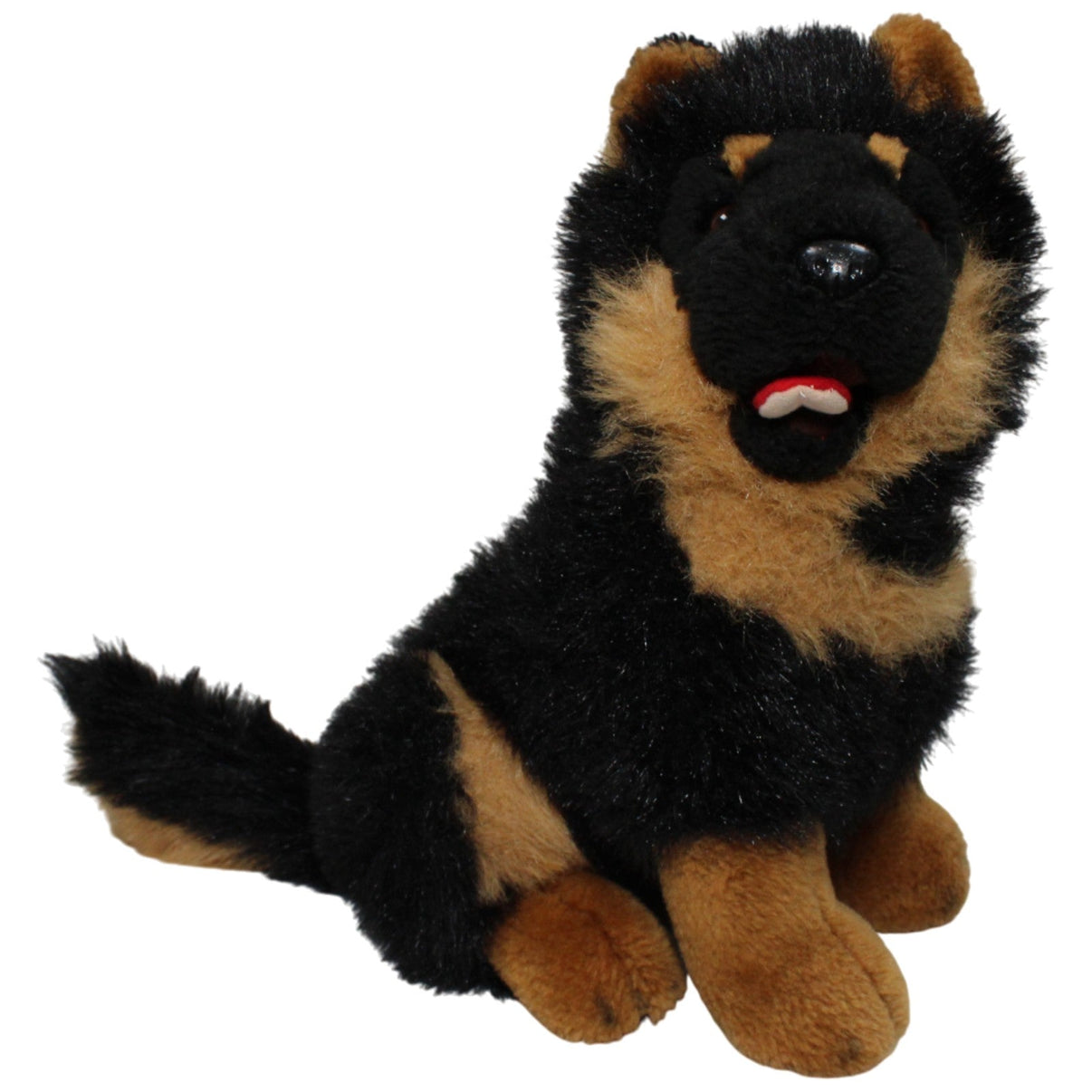 123000017217 Unbekannt Großer Schäferhund, sitzend Kuscheltier Kumpel Leo 35cm Braun Gebraucht