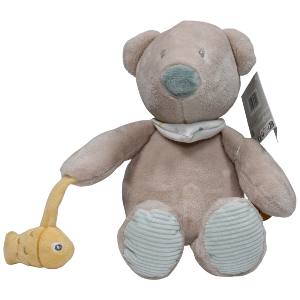 123000017383 Nattou Teddybär Jules Kuscheltier Kumpel Leo 35cm Beige Gelb