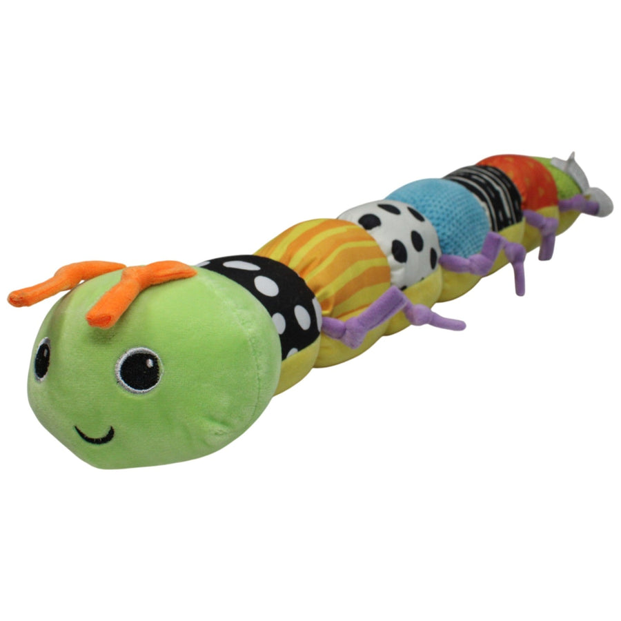 Bunte Raupe mit Rassel