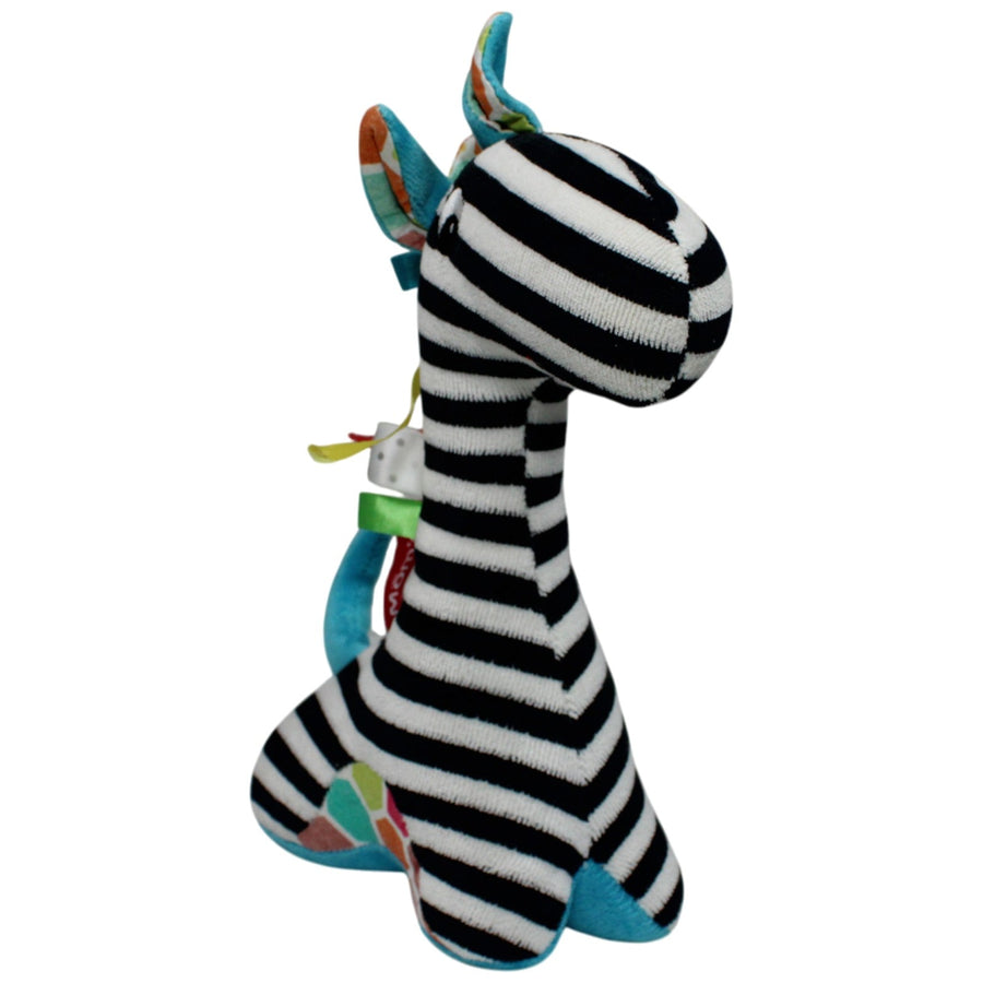 Gestreifte Giraffe, schwarz-weiß