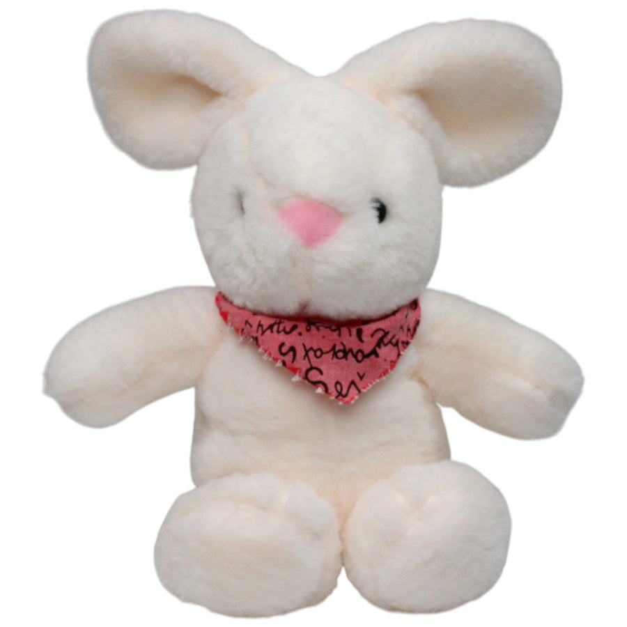 Weicher beiger Hase mit Halstuch