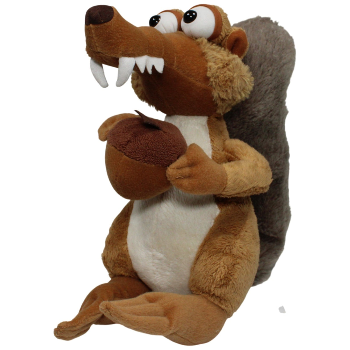 123000017620 Twentieth Century Fox Film Säbelzahn - Eichhörnchen, Großer Scrat aus Ice Age 4 Kuscheltier Kumpel Leo 30cm Braun Gebraucht