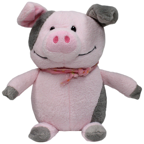 Süßes rosa-graues Schwein