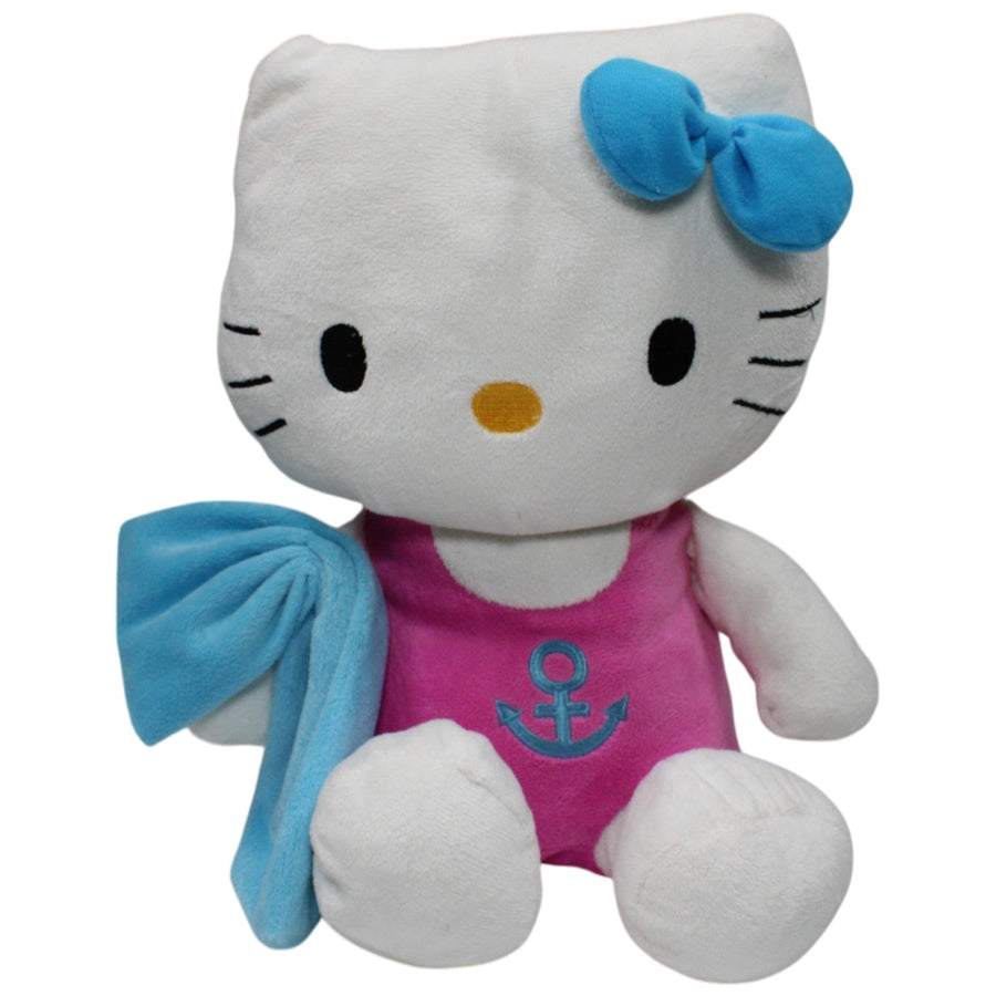 Hello Kitty im Badeanzug mit Handtuch