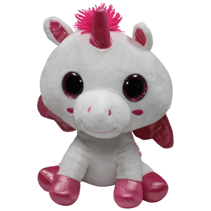 Flos Toys, Einhorn weiß-pink