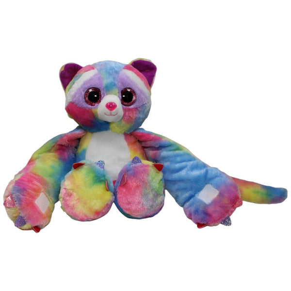Flos Toys, XL bunte Katze mit großen Klett-Armen