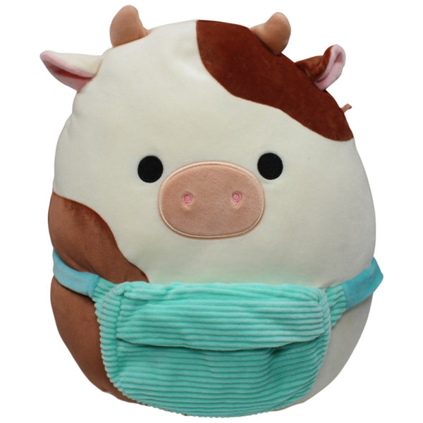 Squishmallows, große Kuh Ronny mit Bauchtasche