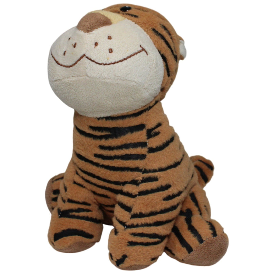 Glücklicher Tiger, sitzend