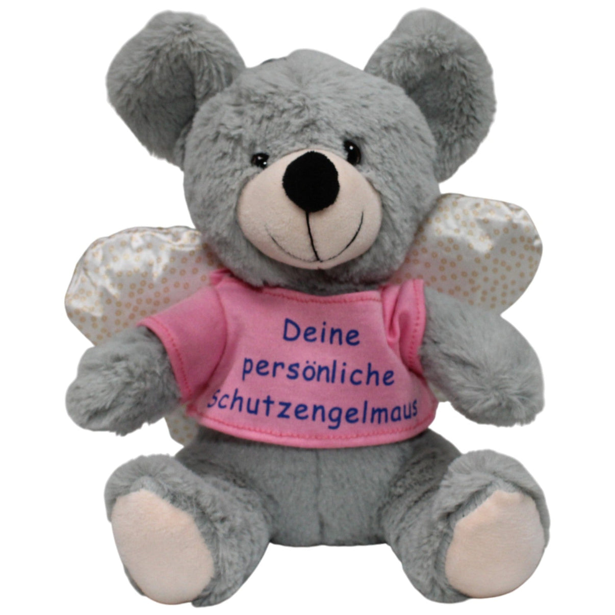 123000017978 TE - Importe Maus mit Flügel "Deine persönliche Schutzengelmaus" Kuscheltier Kumpel Leo 25cm ebay - stofftiere Gebraucht