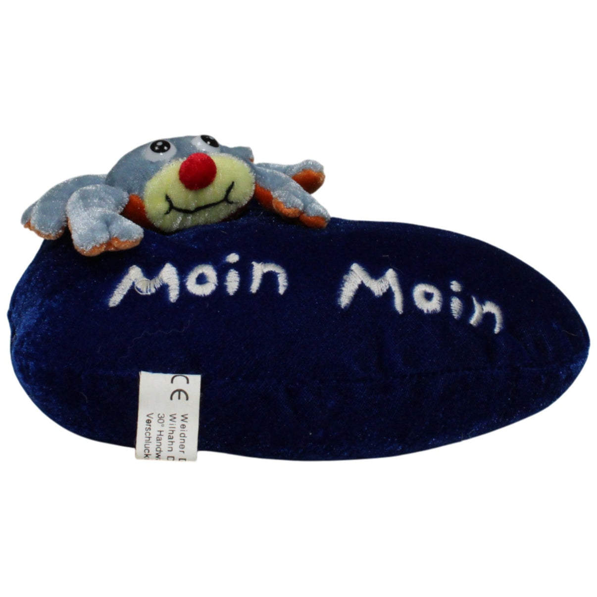 123000018114 Weidner Wilhahn Blaues Herz mit Spinne "Moin Moin" Plüschfigur Kumpel Leo 20cm Blau ebay - stofftiere