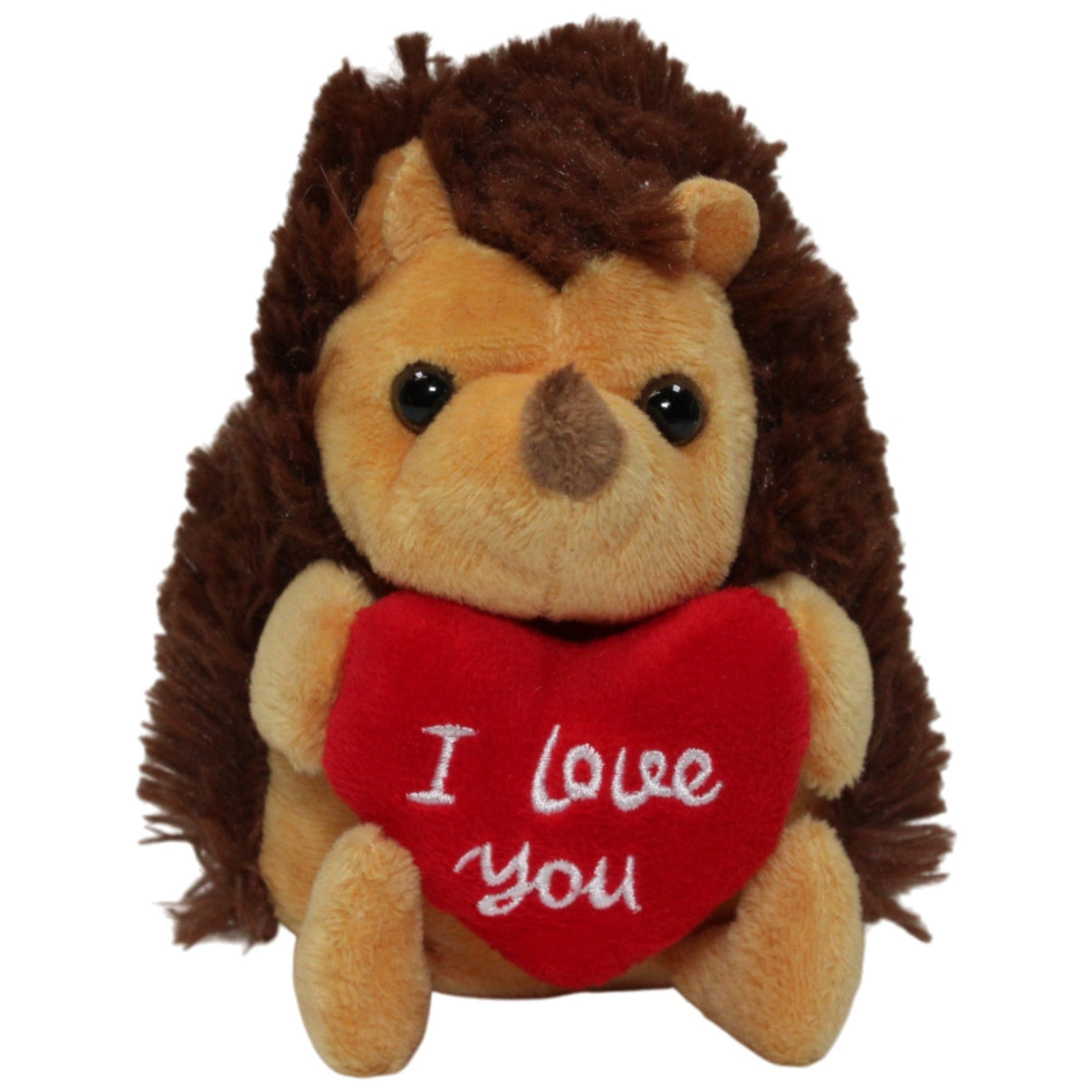123000018123 ROSSMANN IDEENWELT, kleiner Igel mit Herz "I love you" Kuscheltier Kumpel Leo 13cm Braun ebay - stofftiere