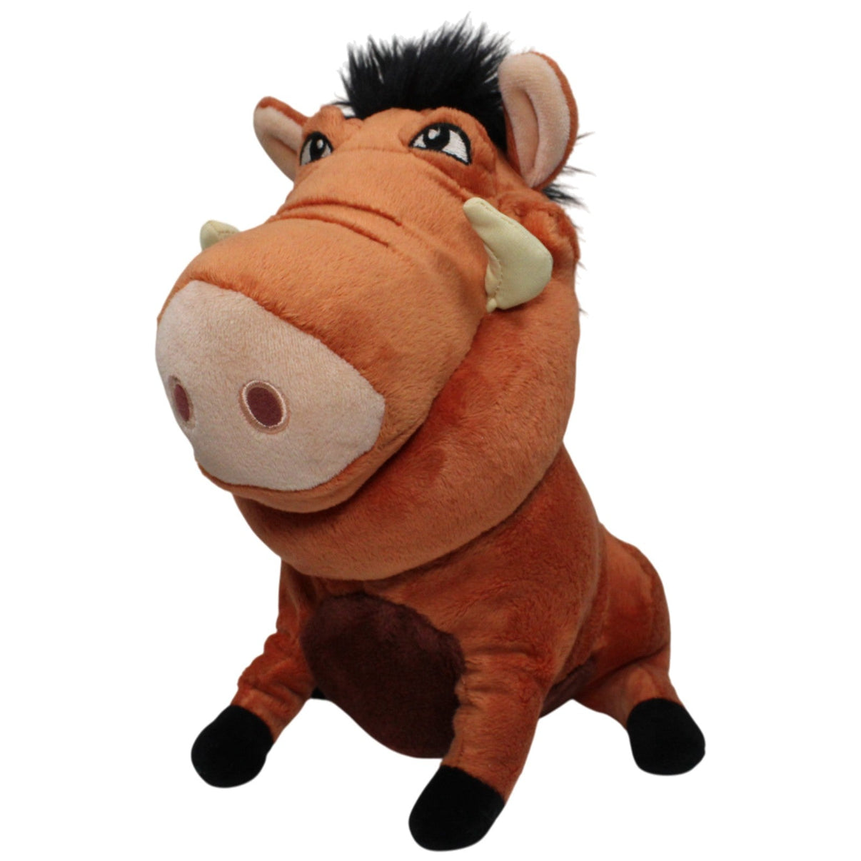 123000018146 Joy Toy Pumbaa aus Disney Der König der Löwen, sitzend Kuscheltier Kumpel Leo 2014 25cm Braun