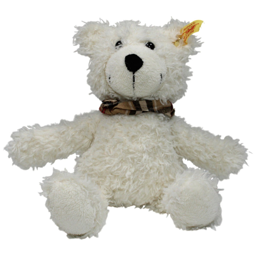 Charly Schlenker-Teddybär mit Halstuch, weiß (012990)