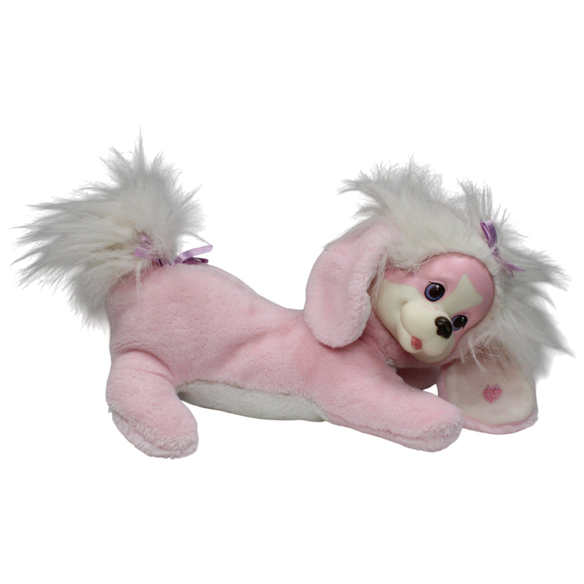 123000018212 Hasbro Puppy Surprise (ohne Babys), rosa Kuscheltier Kumpel Leo 1992 30cm _Vintage_