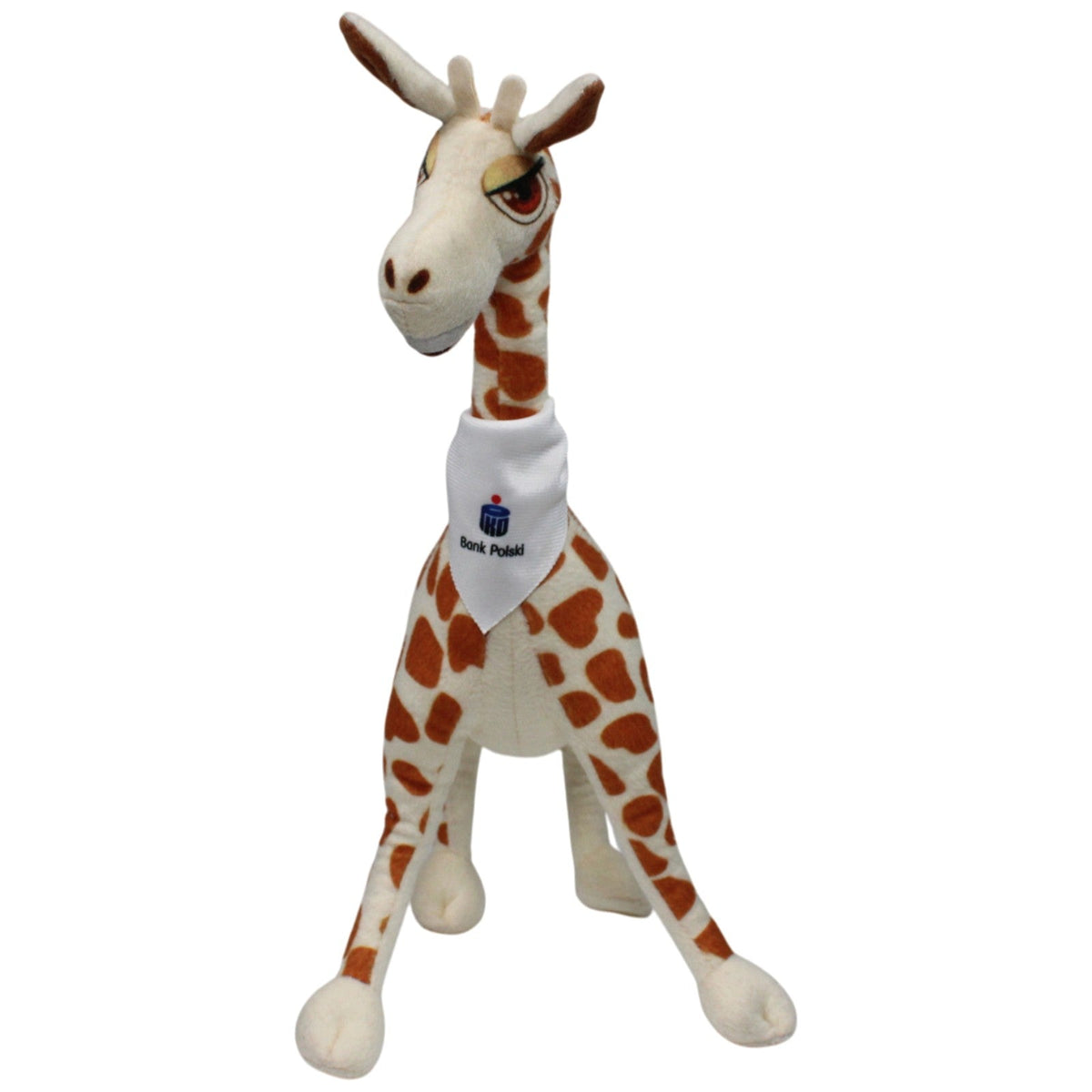 123000018214 Kolor Plusz Bank Polski, XL Giraffe mit Halstuch Kuscheltier Kumpel Leo 40cm Beige Braun