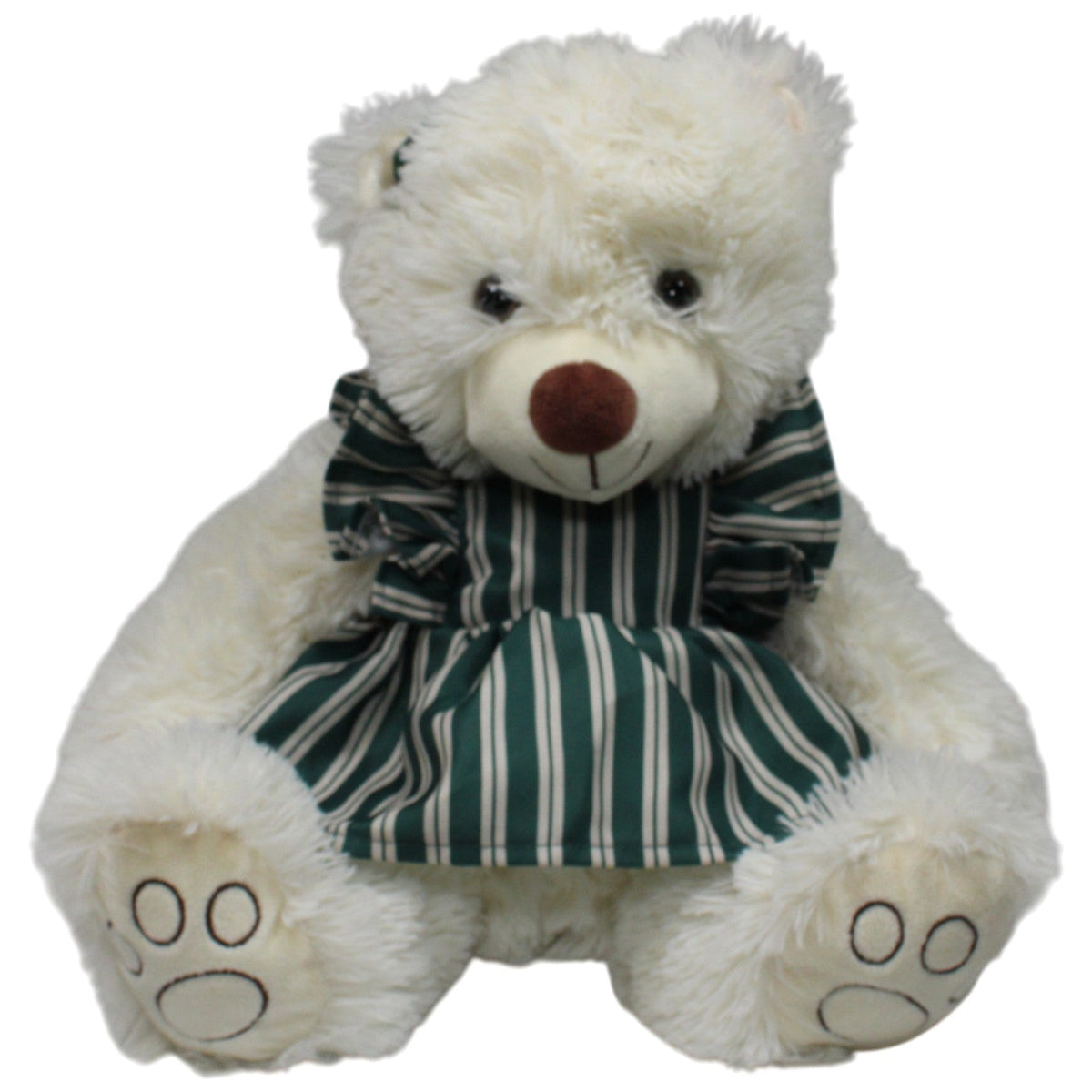 123000018218 Pepco Schöner weißer XL Teddy mit grünem Kleid Kuscheltier Kumpel Leo 40cm Beige ebay-20-stofftiere