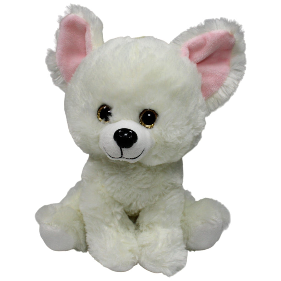 Süßes flauschiger Chihuahua, weiß