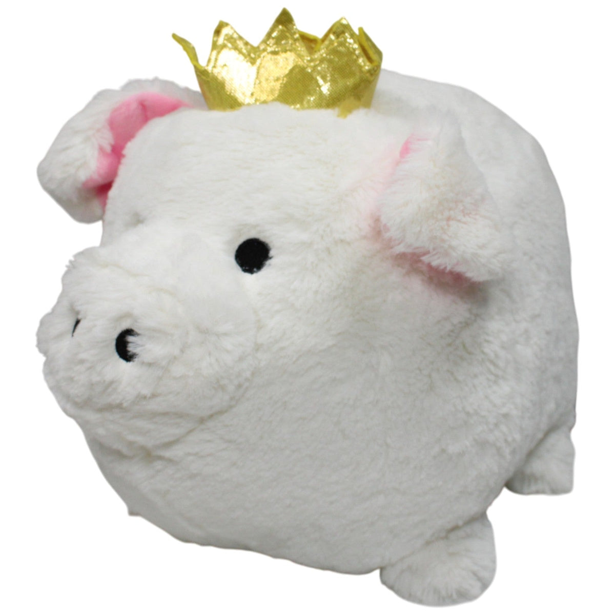 123000018244 Sunshine Loyalty Funky PIGGY family, weißes Schwein mit Krone Kuscheltier Kumpel Leo 30cm ebay-20-stofftiere Gebraucht