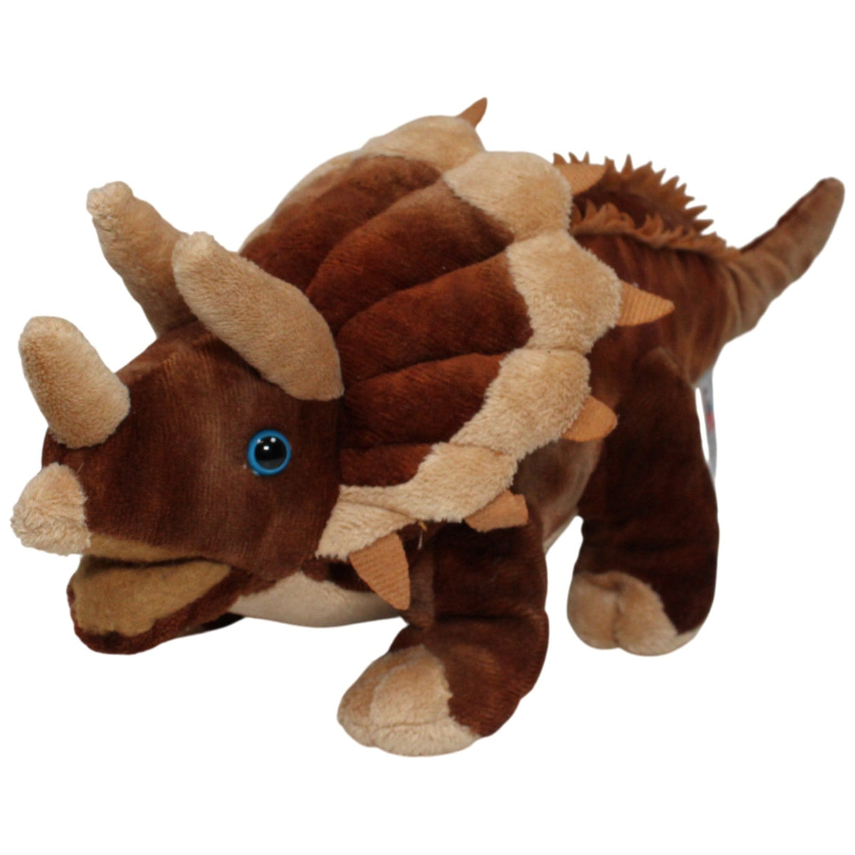 123000018284 Cornelissen Triceratops, braun Kuscheltier Kumpel Leo 28cm Beige Braun