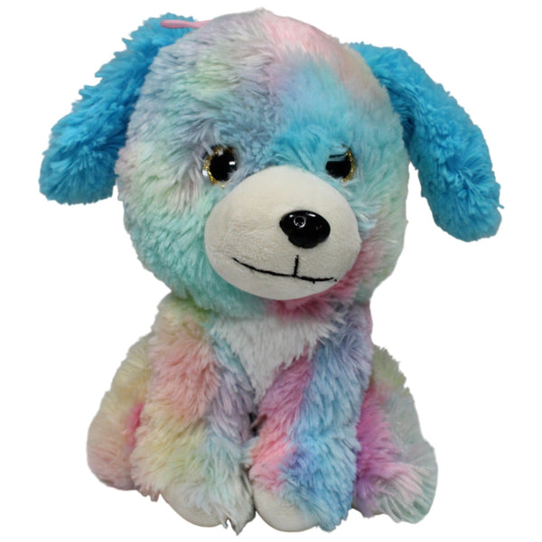 Bunter Hund mit Glitzer-Augen