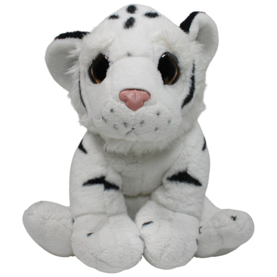 Süßer weißer Tiger, sitzend