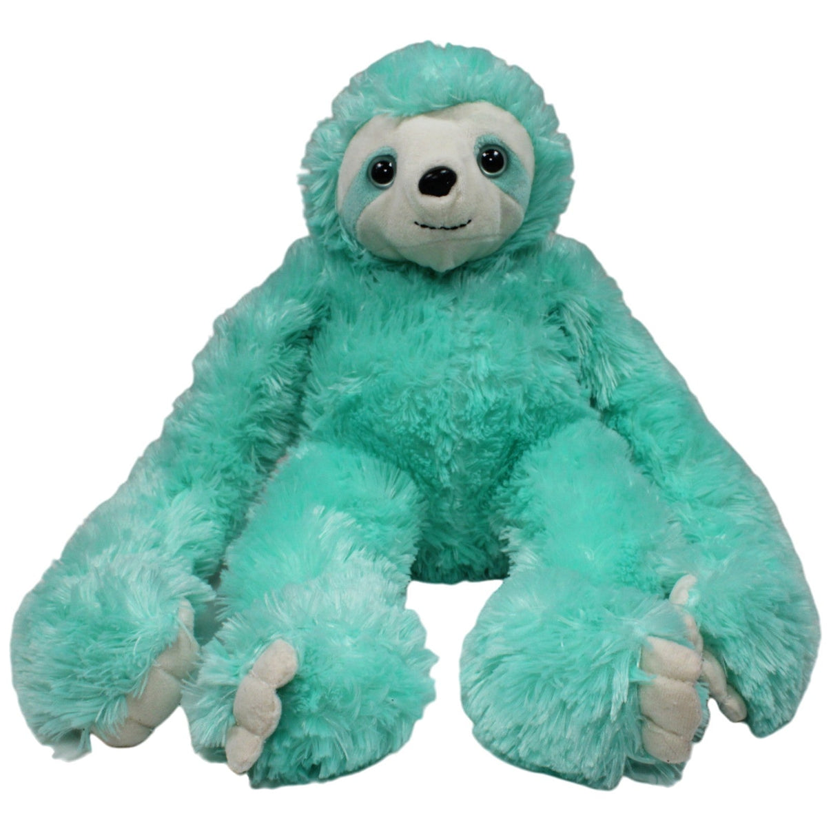 123000018415 Unbekannt Türkises XL Faultier mit Klett - Händen Kuscheltier Kumpel Leo 46cm _GREEN WEEK_ Beige