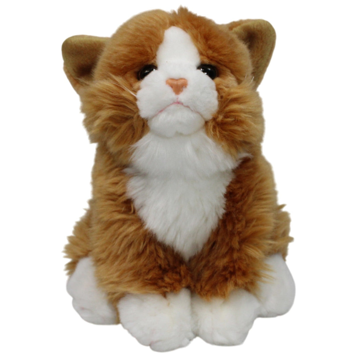 123000018470 Uni - Toys Leosco, orange - weiße Katze Kuscheltier Kumpel Leo 25cm _GREEN WEEK_ Braun