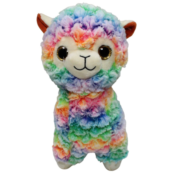 Flos Toys, buntes Lama mit Glitzer-Augen