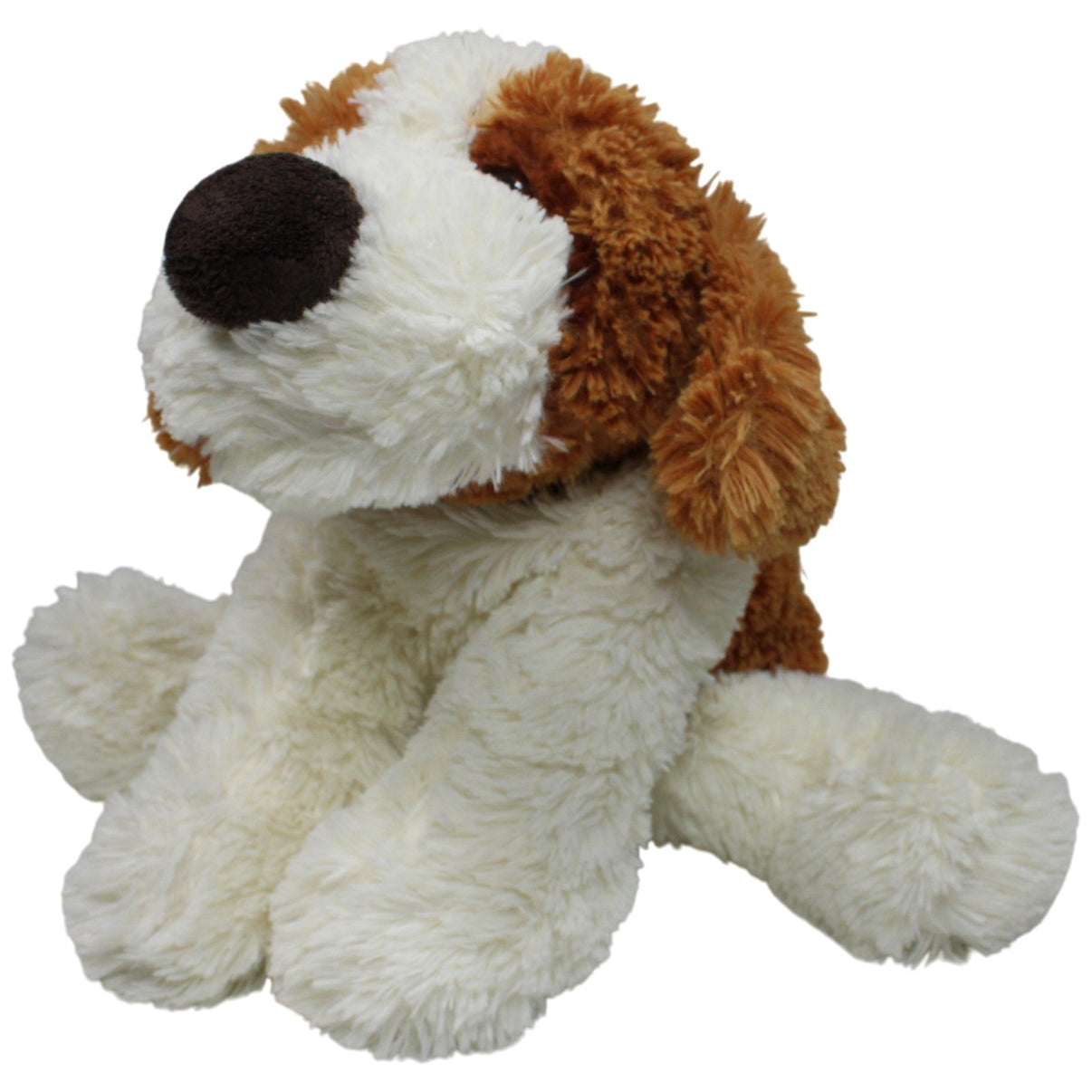 123000018479 Smiki Süßer liegender XL Hund mit Halstuch Kuscheltier Kumpel Leo 40cm _GREEN WEEK_ Braun