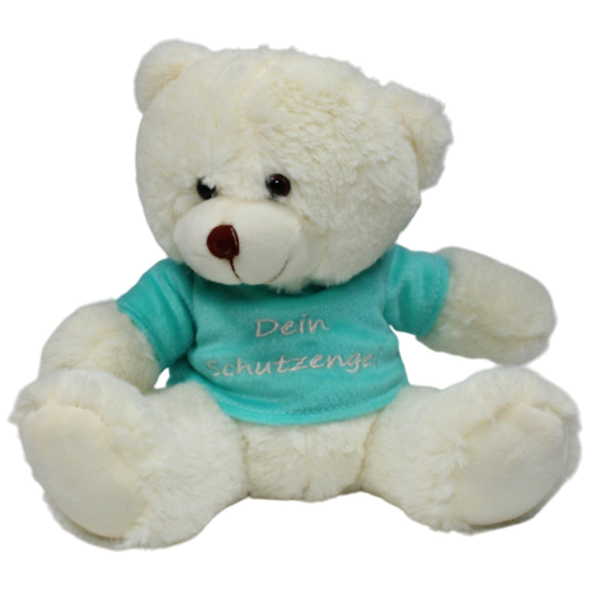 123000018538 Morgenroth Bär mit Flügel "Dein Schutzengel", türkis Kuscheltier Kumpel Leo 18cm _GREEN WEEK_ Blau