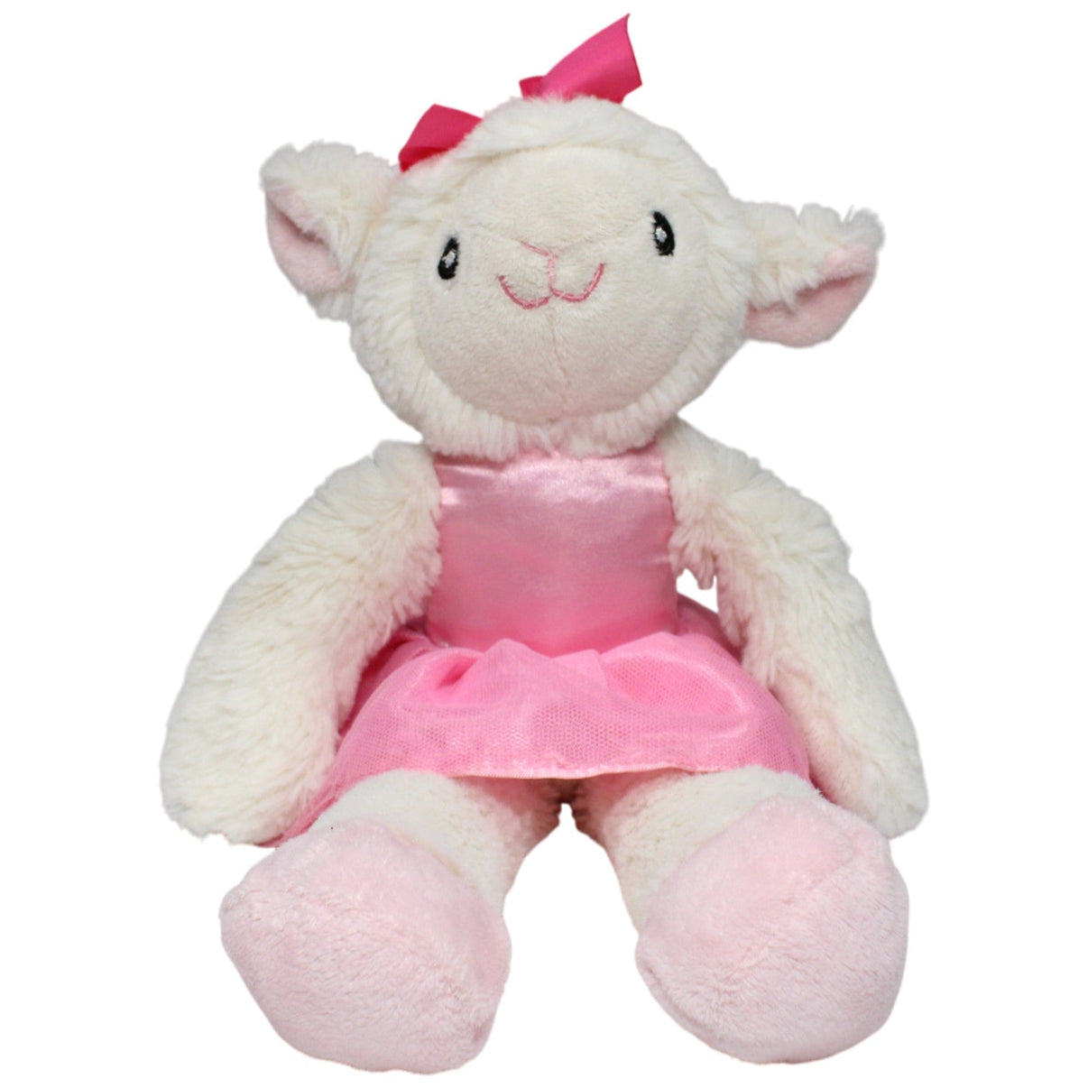 123000018597 KiK Schlenker Ballerina Lamm Kuscheltier Kumpel Leo 35cm _GREEN WEEK_ Beige