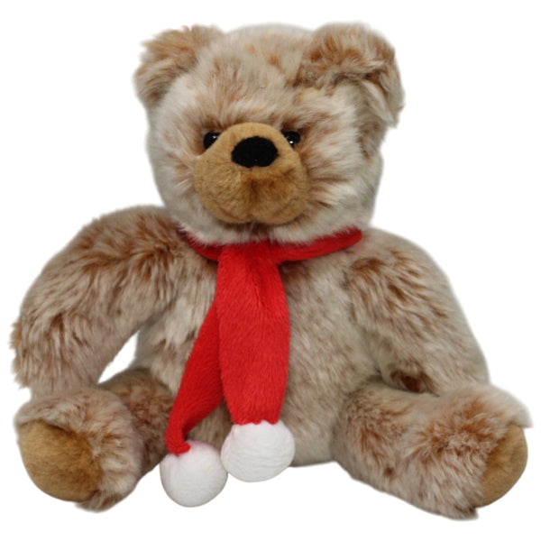 Wunderschöner weicher Teddybär mit Weihnachtsschal