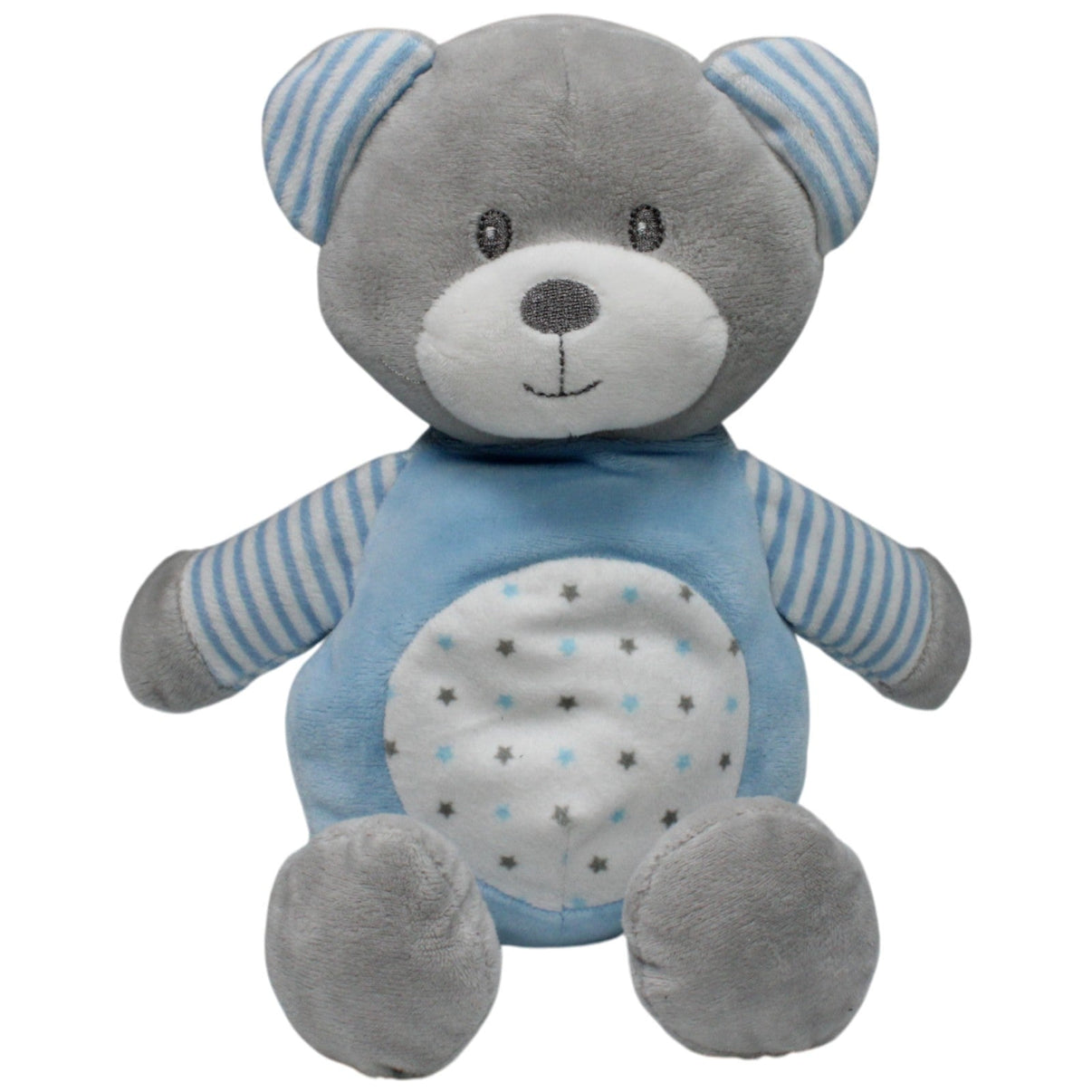 123000018664 Unbekannt Jungle Baby, grauer weicher Teddybär mit Sternen Kuscheltier Kumpel Leo 35cm Blau ebay - stofftiere