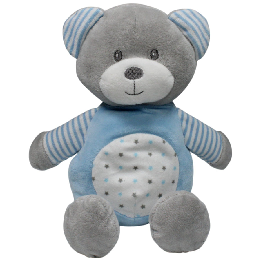 Jungle Baby, grauer weicher Teddybär mit Sternen